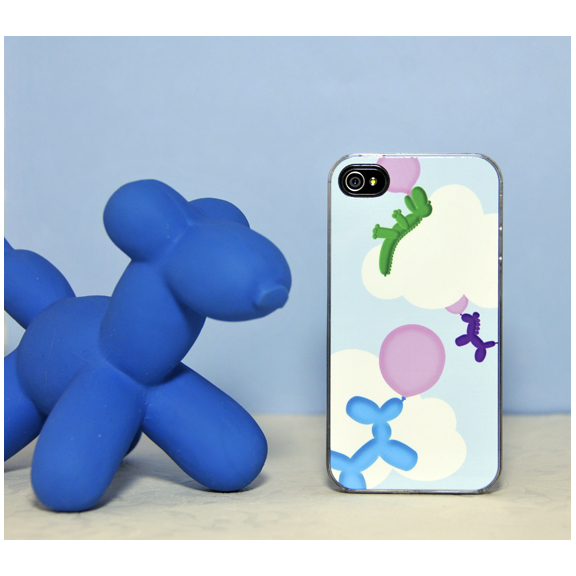 Balloon Animals iPhone Case made with sublimation printing